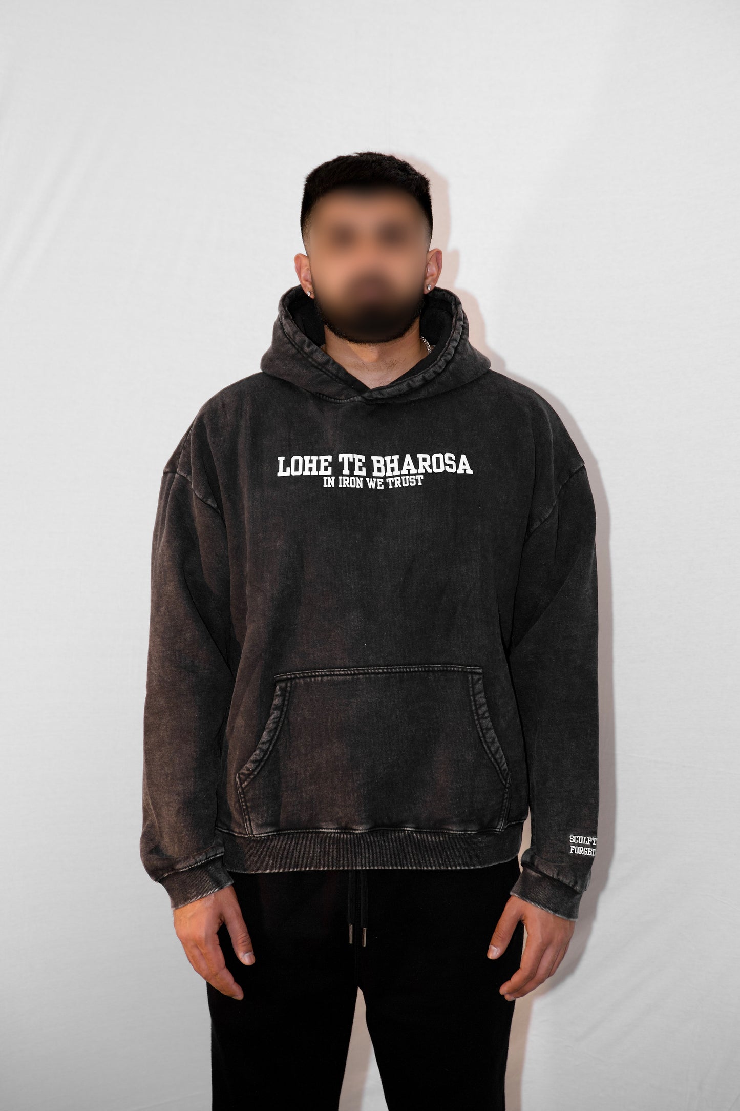 L.E Unbreakable Hoodie (Vintage washed)