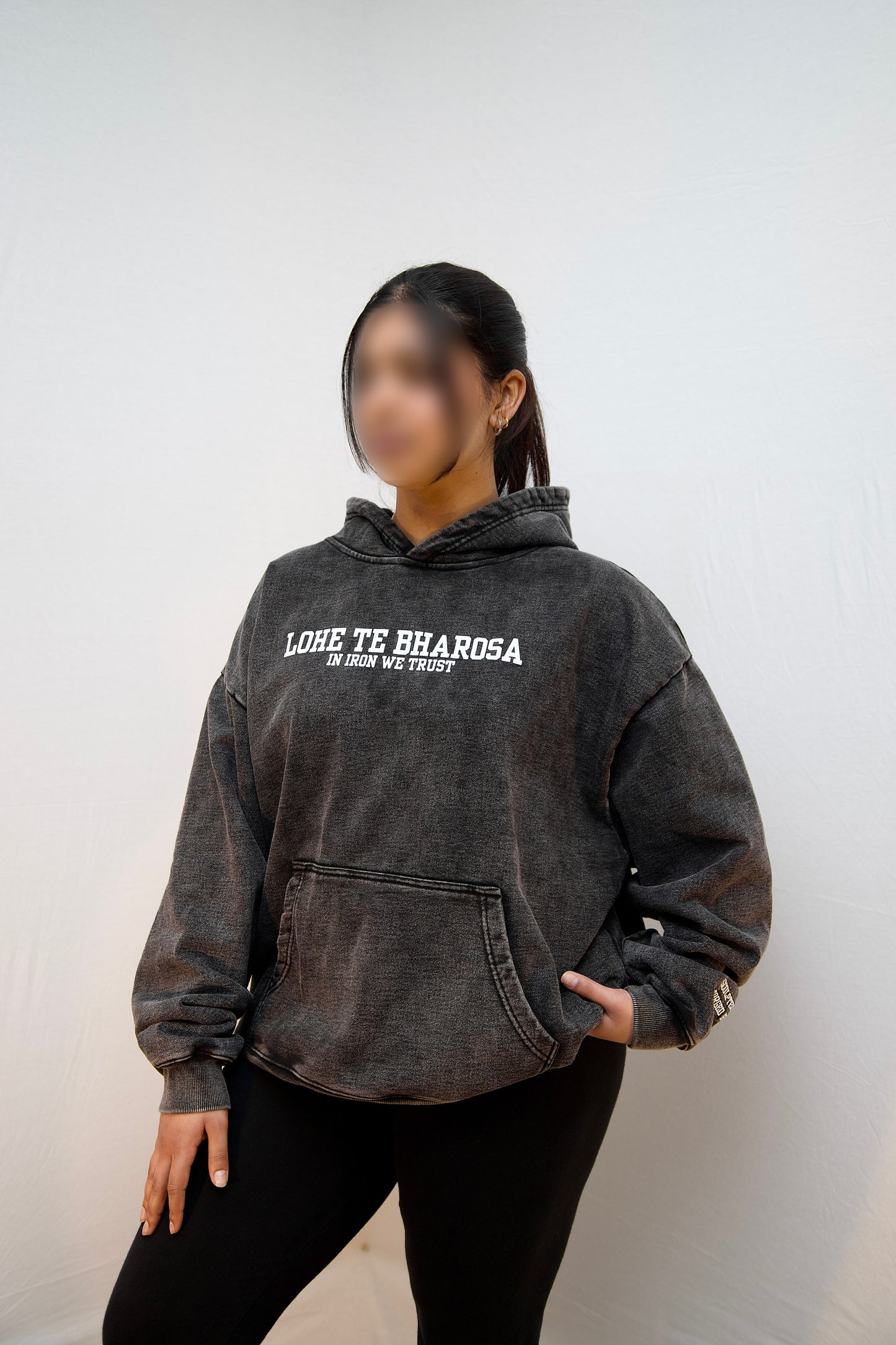 L.E Unbreakable Hoodie (Vintage washed)