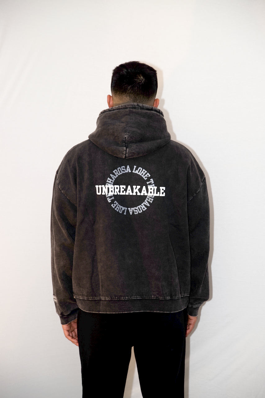 L.E Unbreakable Hoodie (Vintage washed)