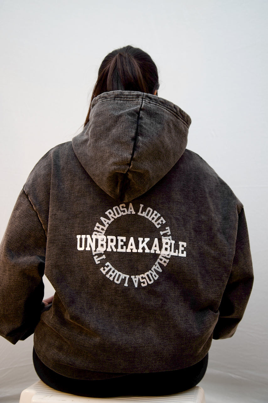 L.E Unbreakable Hoodie (Vintage washed)